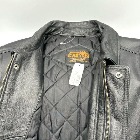 PECHANGA Men's Leather Jacket - Picture 5 of 9